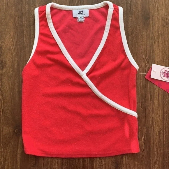 Juicy Couture Towel Terry Set Tank & Shorts Size Small NWT - Picture 5 of 10